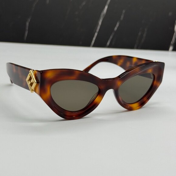 NEW FENDI FE40146I 53N HAVANA SUNGLASSES WOMEN FENDI - Picture 1 of 12